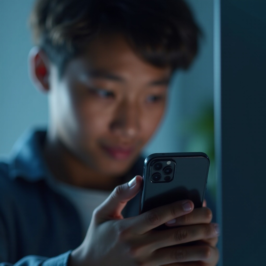 iphone ekranda siyah nokta