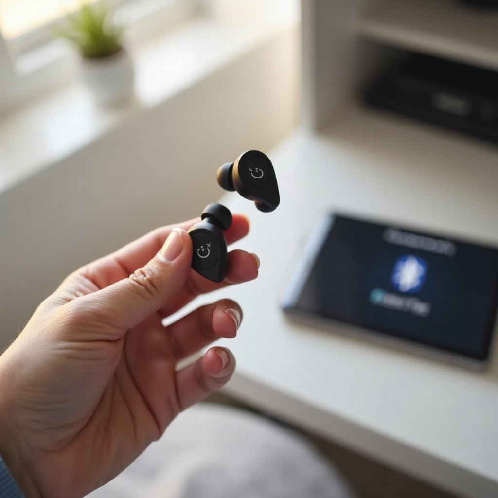 cara memasangkan earbud jlabs