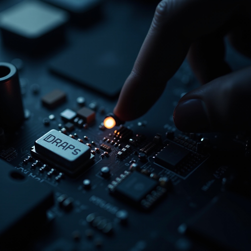 lampu dram di motherboard menyala tidak ada tampilan