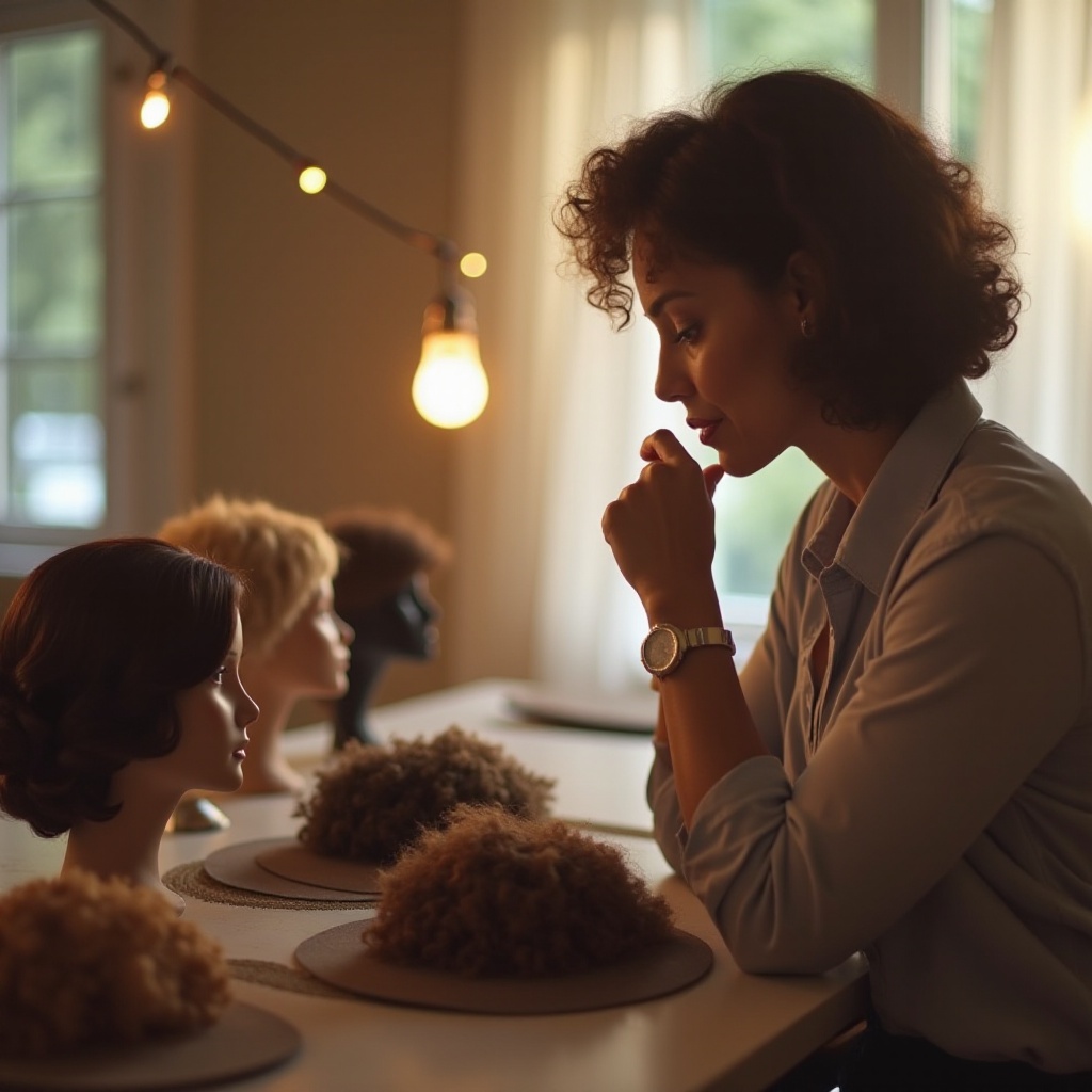 脱毛症の女性のためのヘアピース