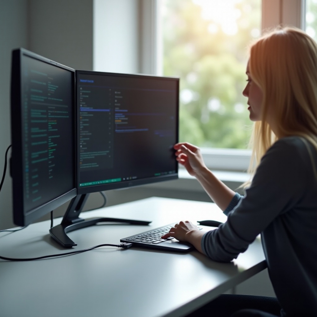 laptop tidak mengenali monitor