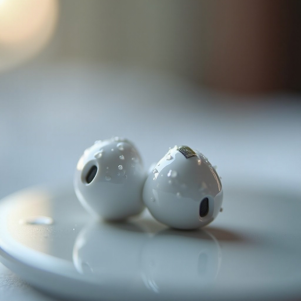 cara mengeluarkan air dari earbud