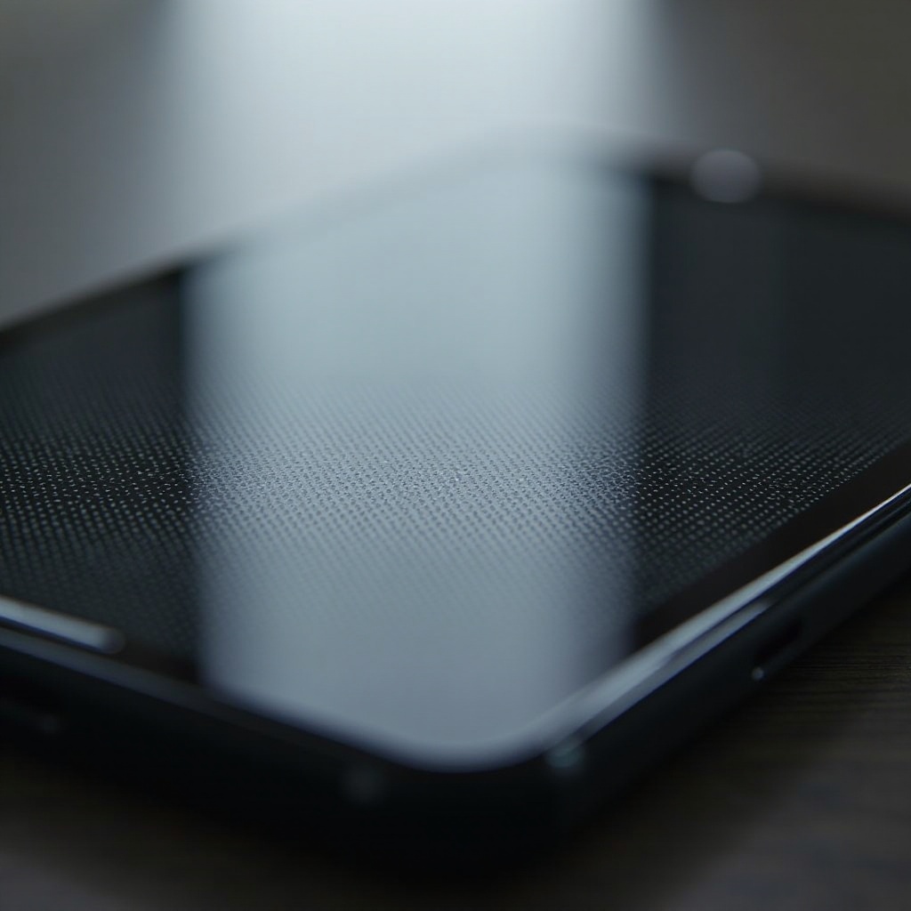 iPhone 画面上の黒い点