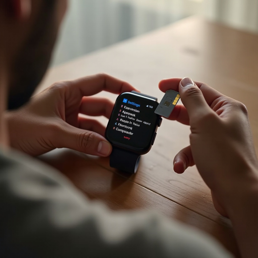 スマートウォッチのSIMカードをアクティブ化する方法