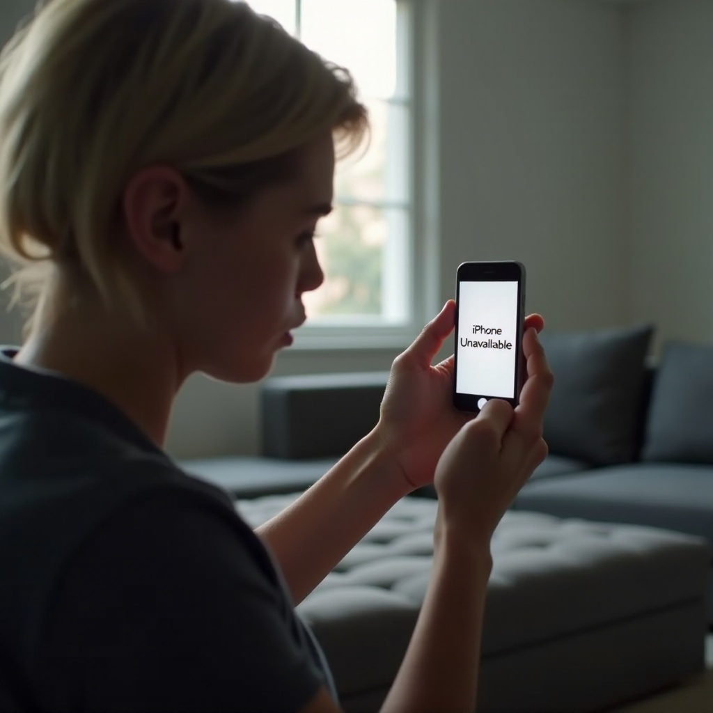 Eğer iPhone'um 'iPhone kullanılamıyor' diyorsa ne yapmalıyım?