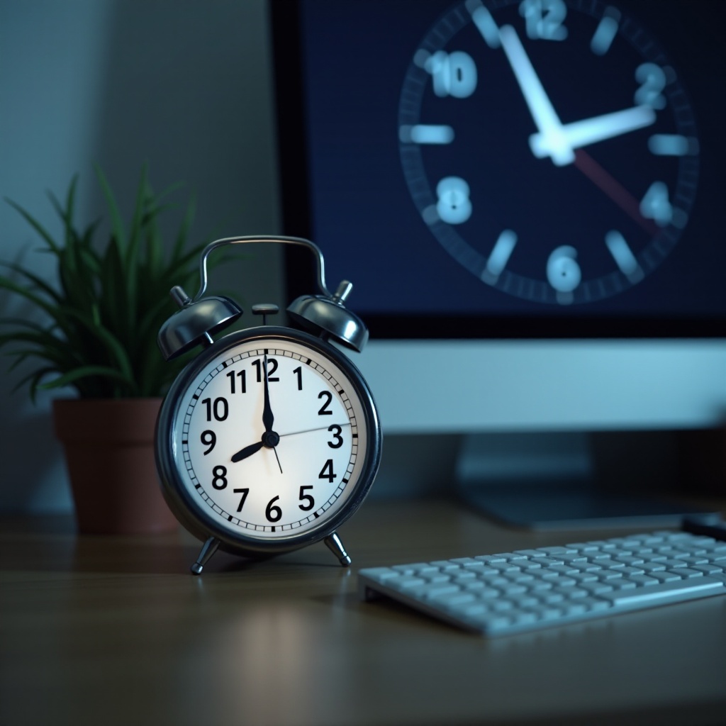 컴퓨터 시계 1초 앞