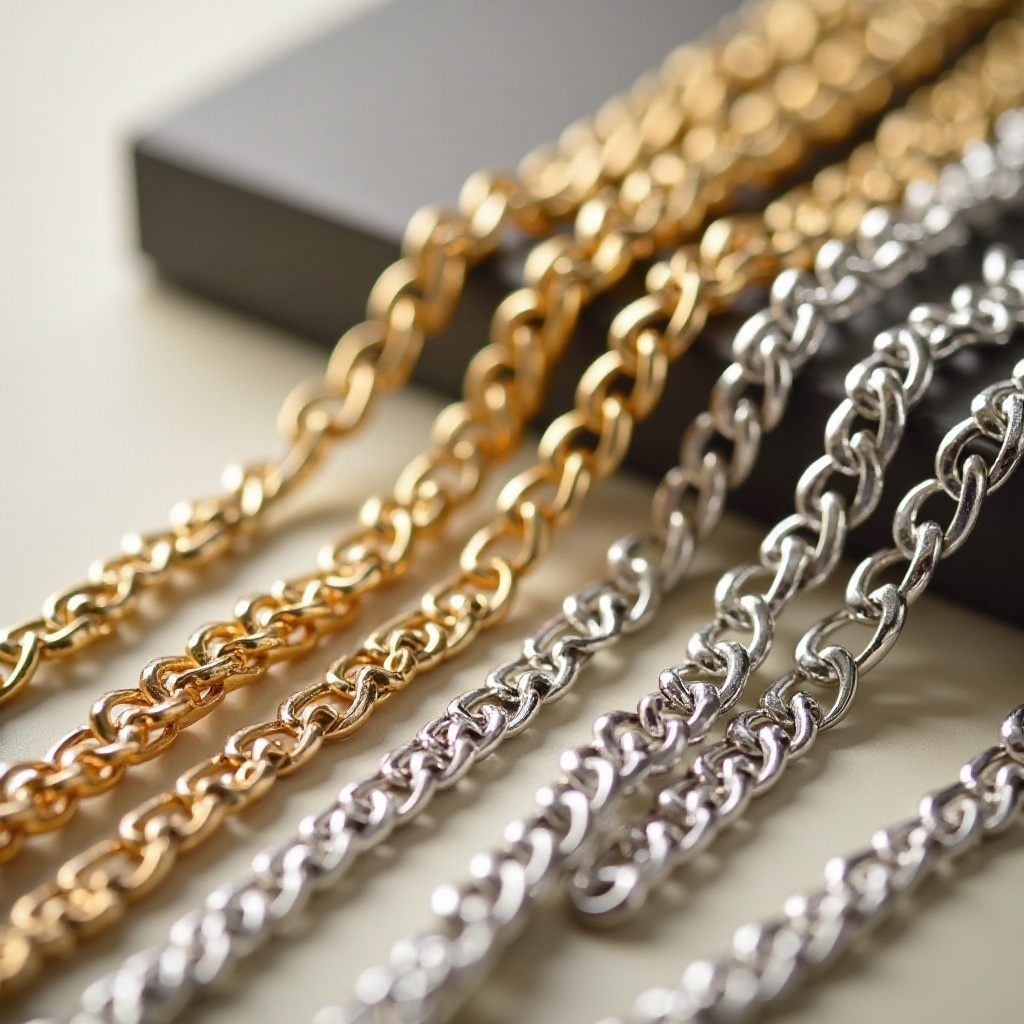 gold 사슬 대 silver 사슬