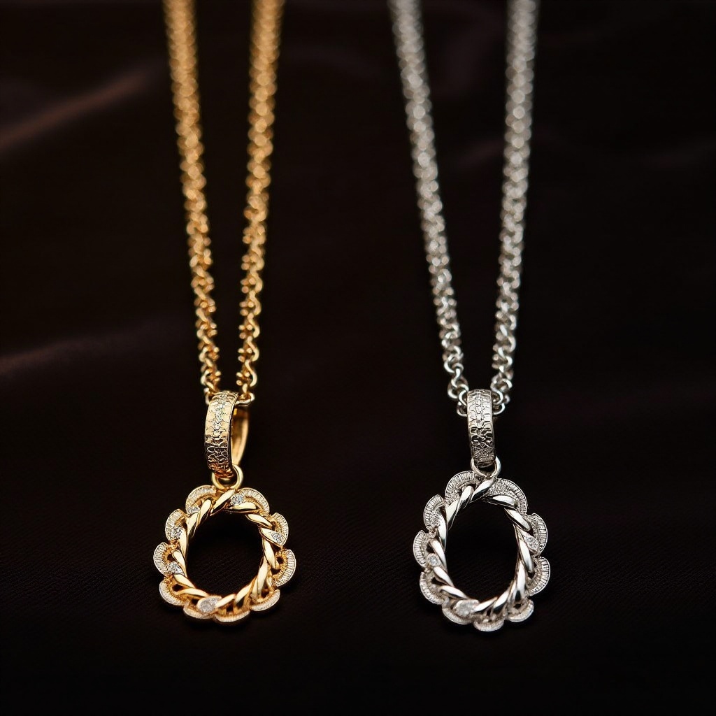 gold 사슬 대 silver 사슬
