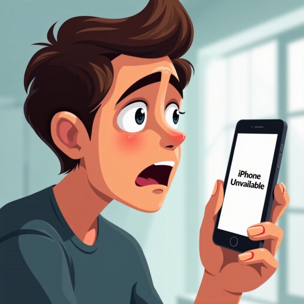 내 iPhone이 'iPhone을 사용할 수 없음'이라고 표시되면 어떻게 해야 하나요?